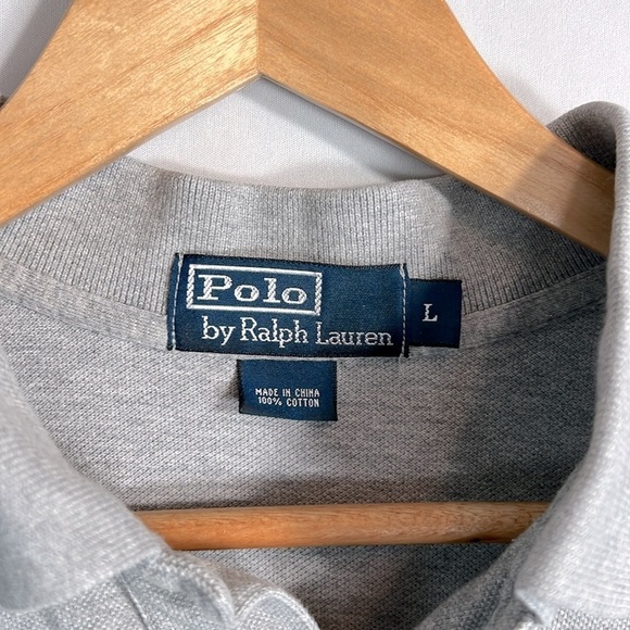 Polo by Ralph Lauren Gray Short Sleeve size L - Picture 2 of 6